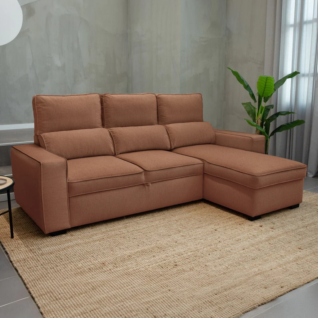Sofá Cama com Chaise Longue SANDLER - Image 13