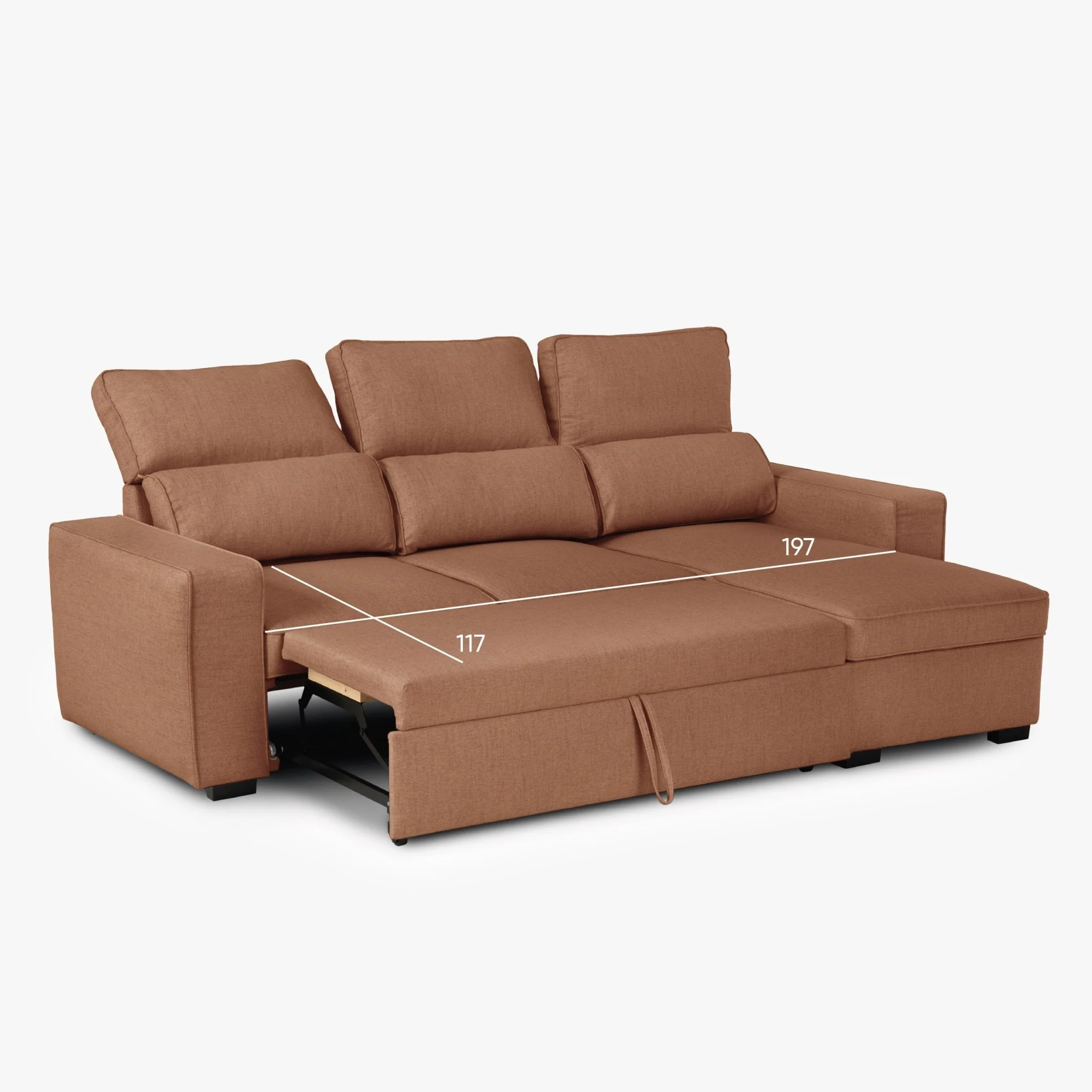 Sofá Cama com Chaise Longue SANDLER - Image 4
