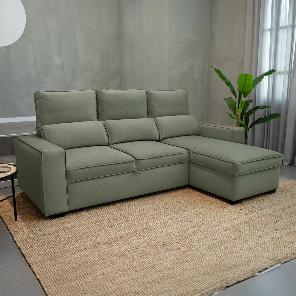 Sofá Cama com Chaise Longue SANDLER - Image 11