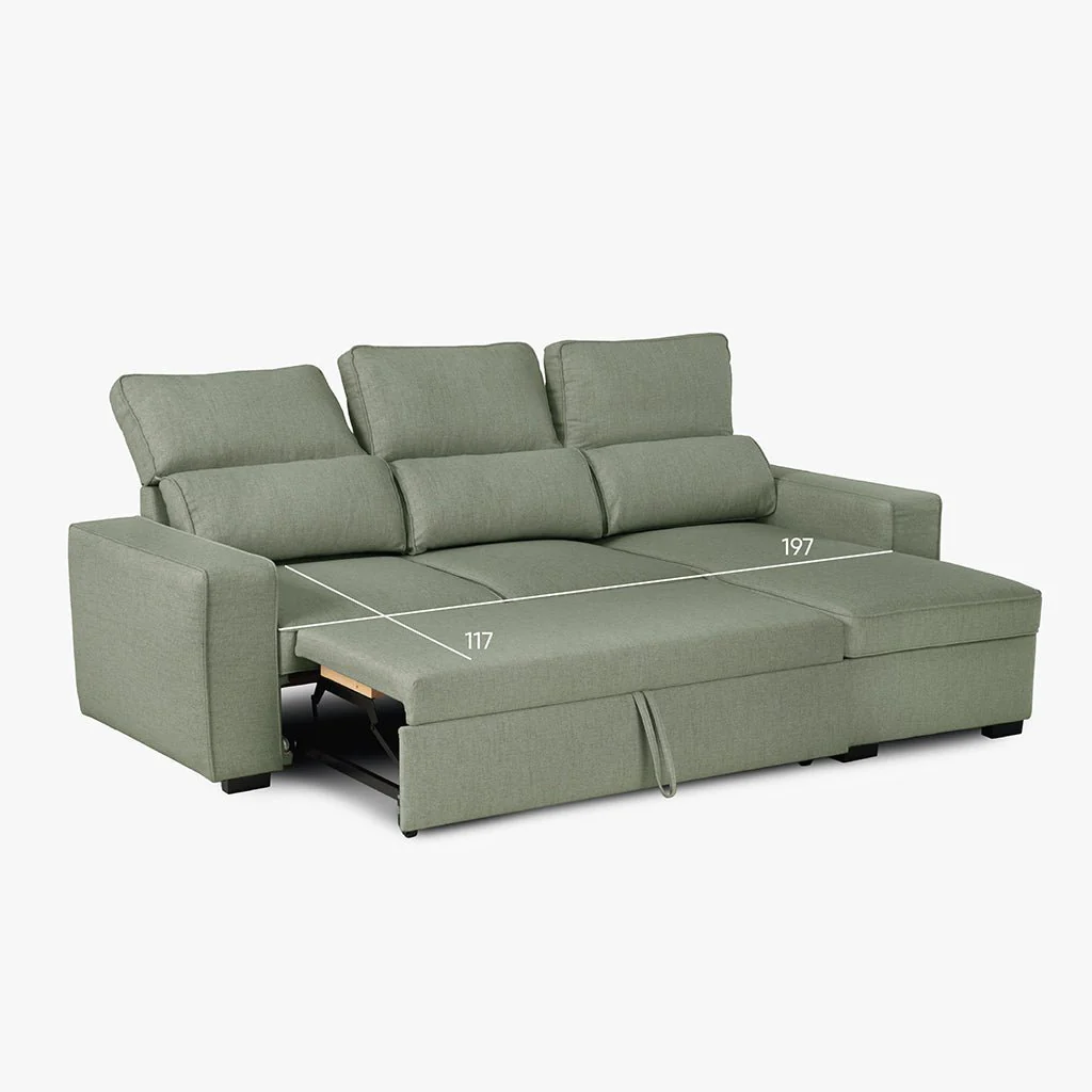 Sofá Cama com Chaise Longue SANDLER - Image 5