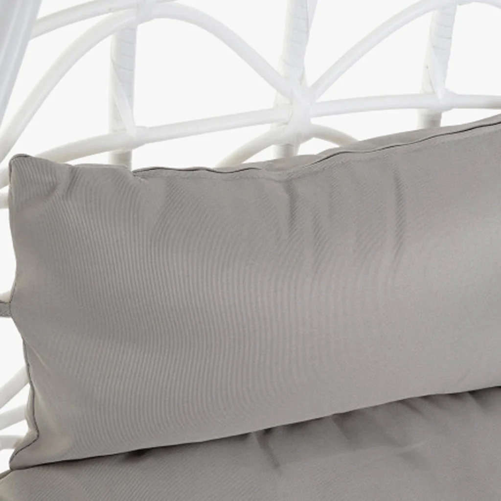 Cadeirão Suspenso Ball Spring Bege/Cinza 90x70x110 BLANC - Image 5