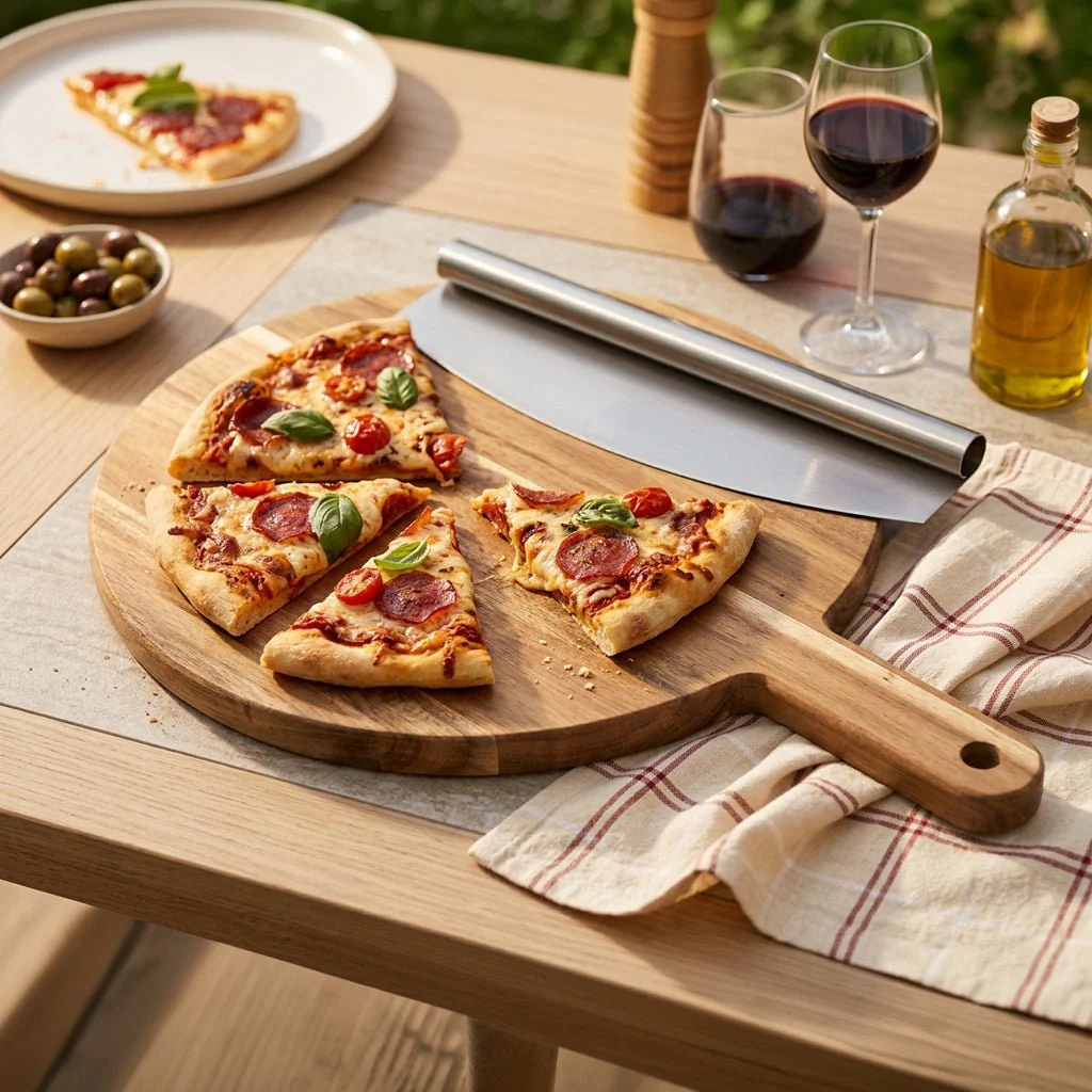 Tábua com cortador de Pizza COOK