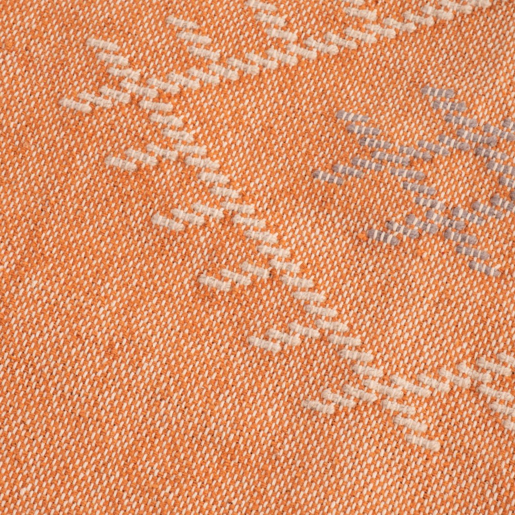 Tapete Algodão Laranja e Bege 200x300 BENAGIL - Image 3