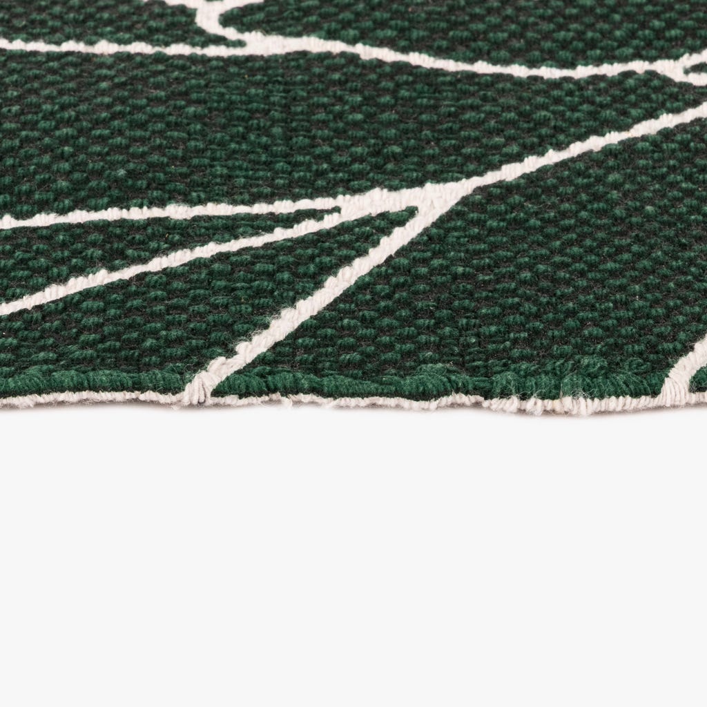 Tapete algodão folhas verde 170x240 GREEN SENSE - Image 2