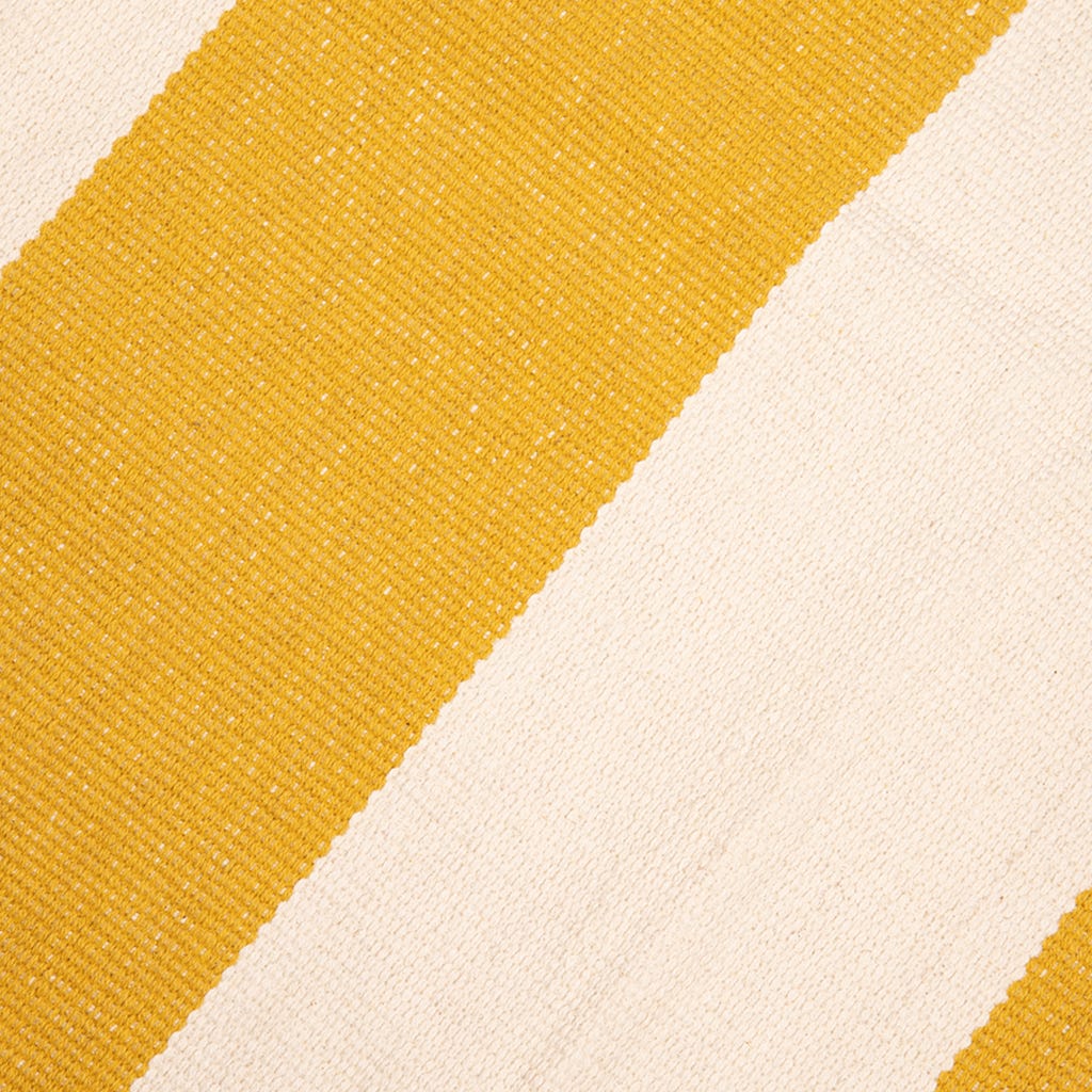 Tapete algodão riscas amarelo/bege 140x200cm BALAT - Image 4