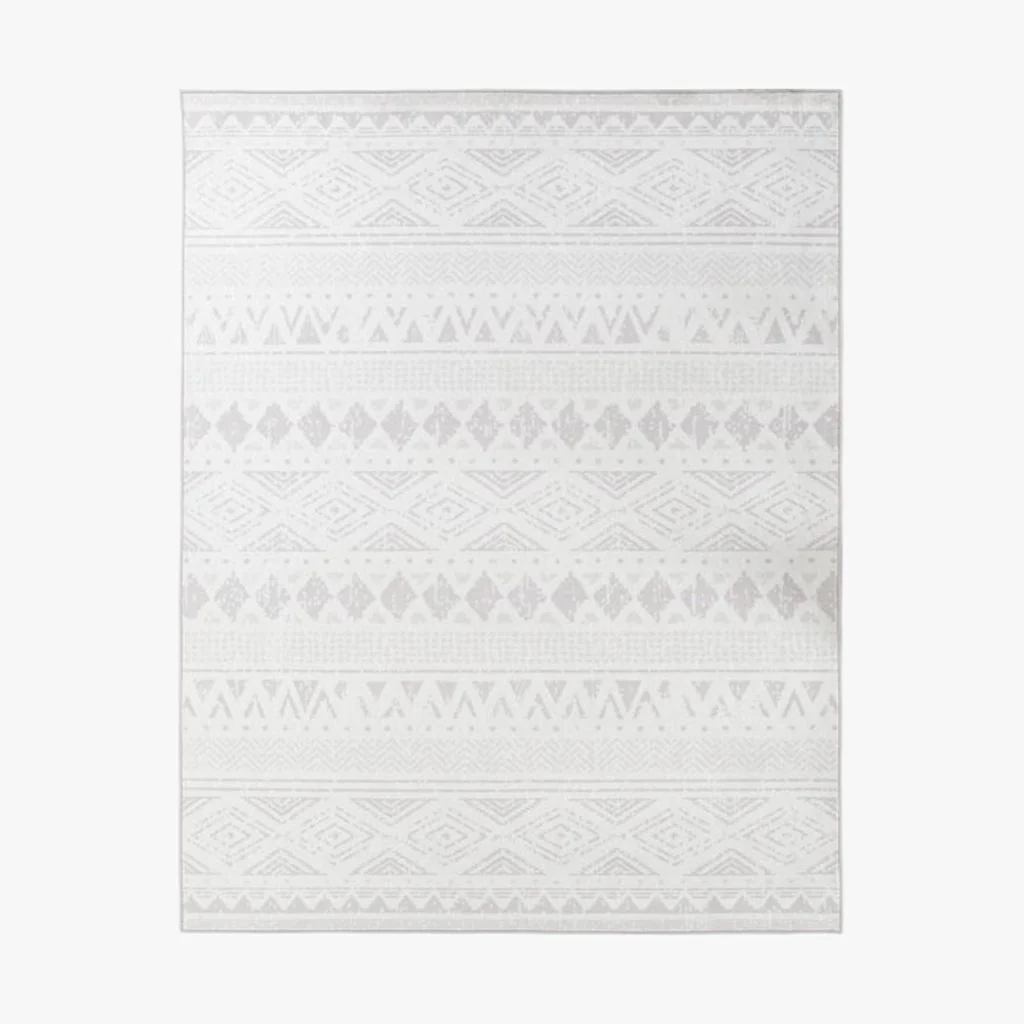 Tapete Étnico Branco 120x180 HAZE