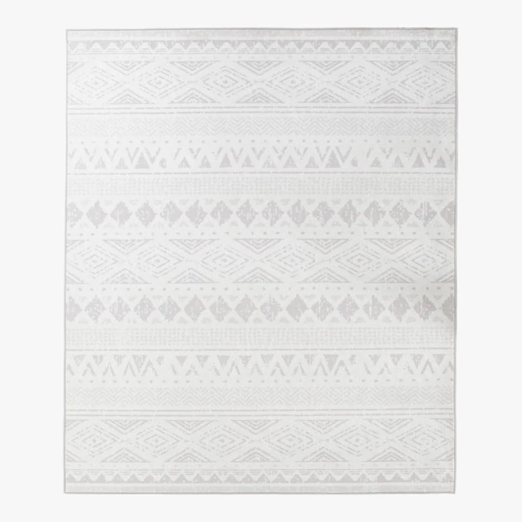 Tapete Étnico Branco 160x230 HAZE
