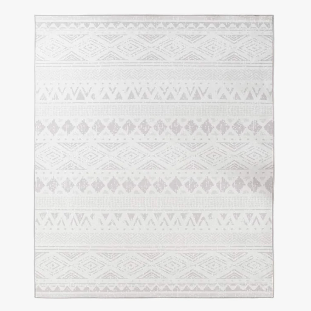 Tapete Étnico Branco 200x290 HAZE