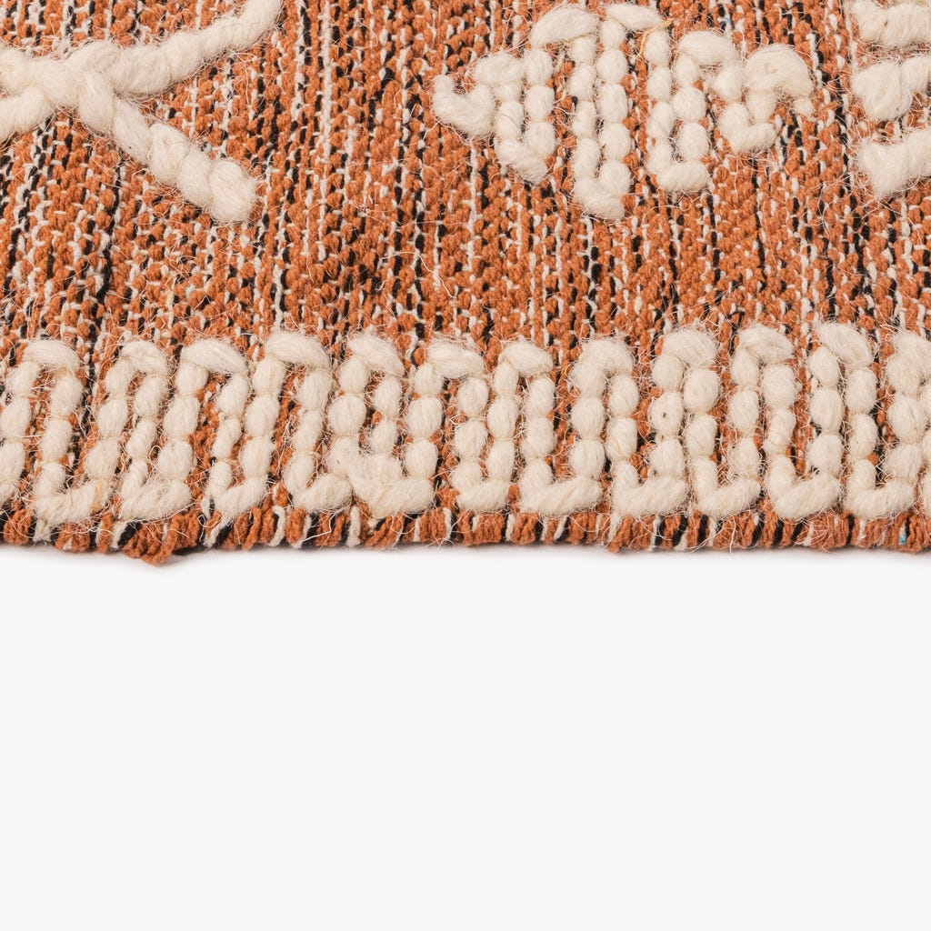 Tapete Lã e Algodão Tribal Natural 70x150 CLARE - Image 2