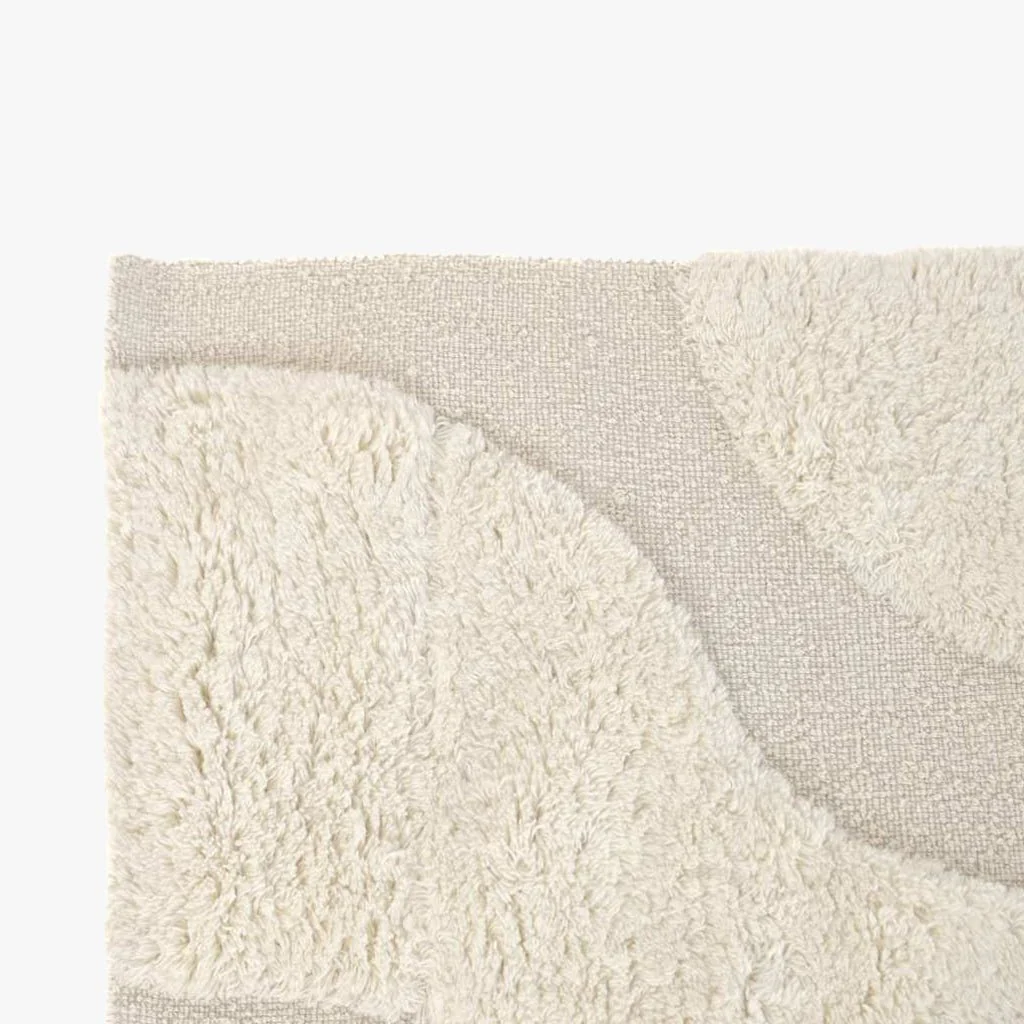 Tapete Lã Branco Padrão 160x230 MALVA - Image 2