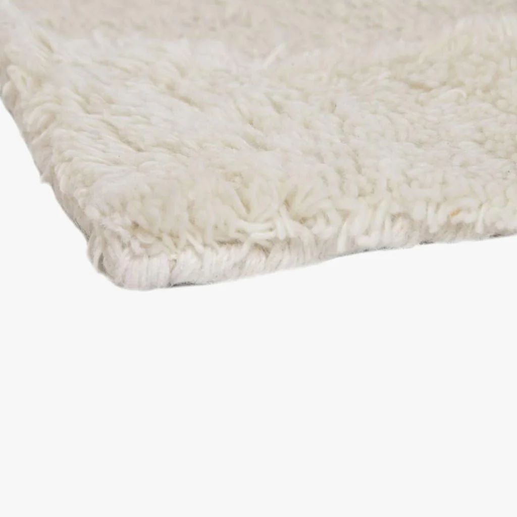 Tapete Lã Branco Padrão 160x230 MALVA - Image 3