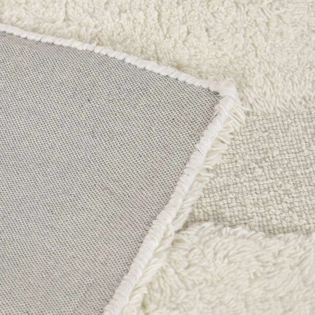 Tapete Lã Branco Padrão 160x230 MALVA - Image 5