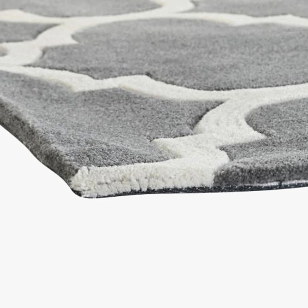Tapete Trelis Cinza 160x230 VIBE - Image 4