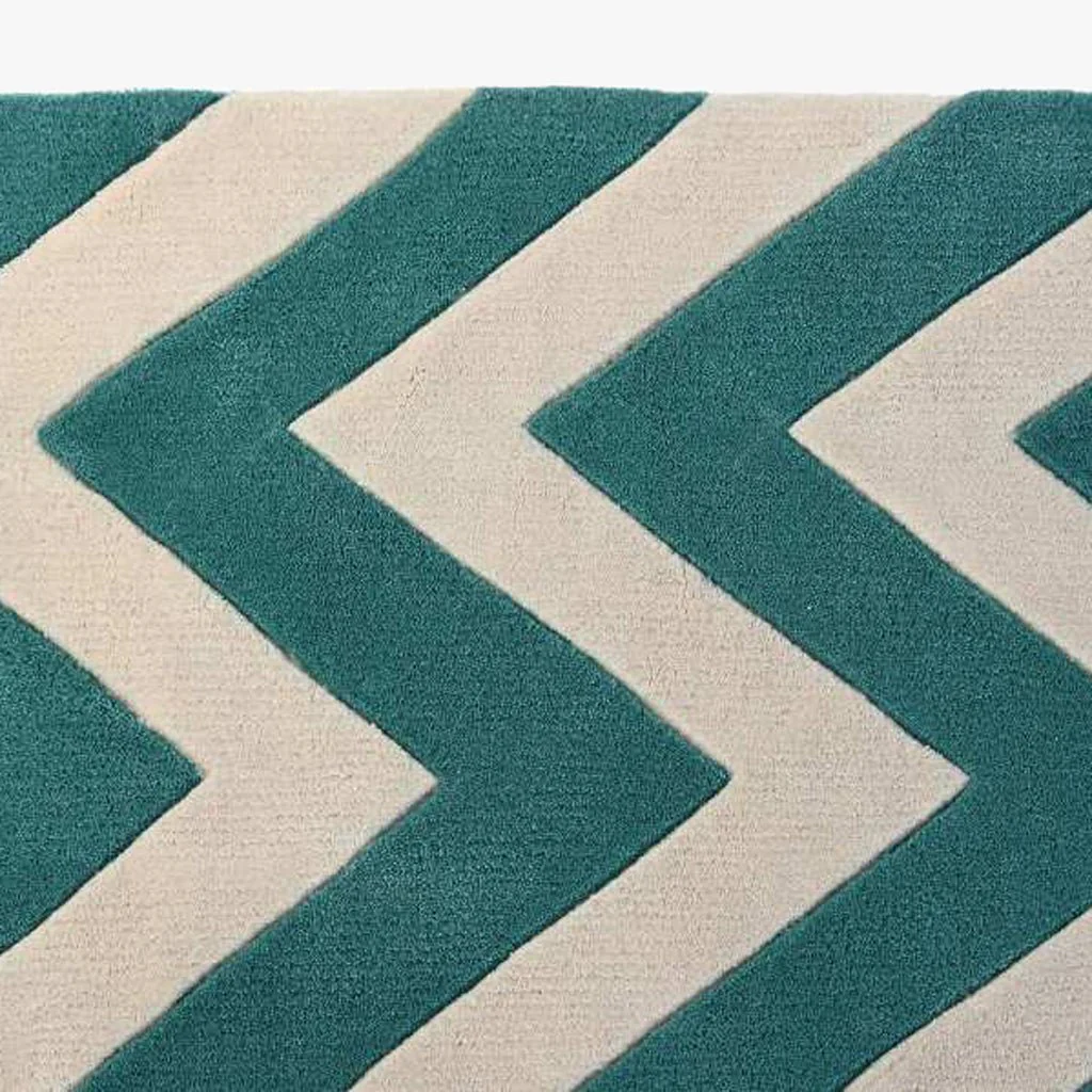 Tapete ZigZag Verde 160x230 VIBE - Image 2