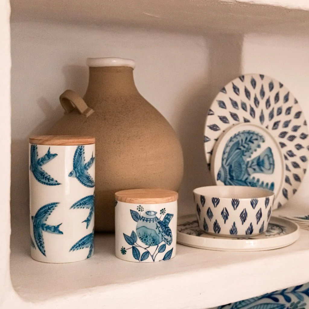 Tigela New Bone China com Pássaros Azuis BLUE BIRD - Image 4