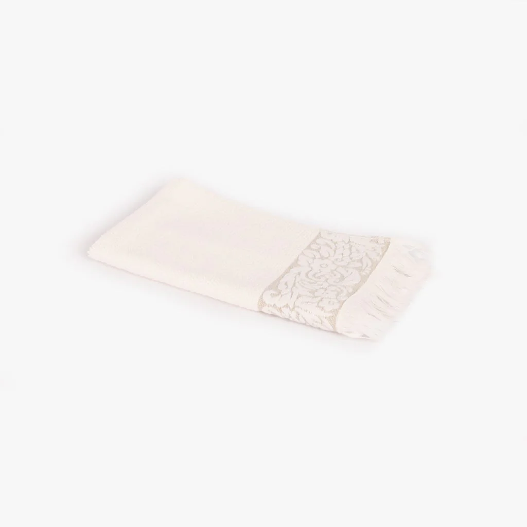 Toalha de Banho Algodão Jacquard com Barra Floral MURANO