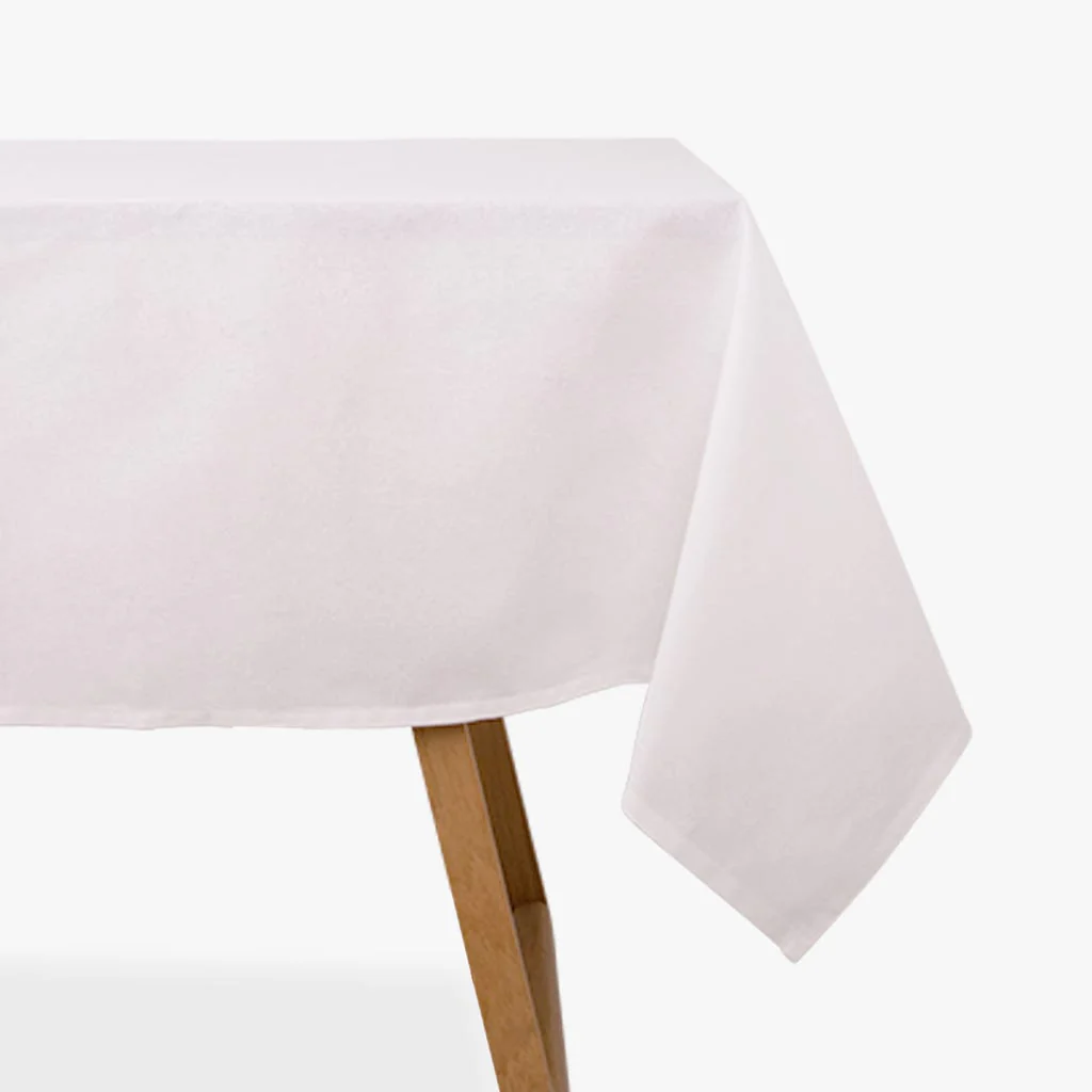 Toalha de Mesa Algodão Retangular Branco 4EVERYDAY